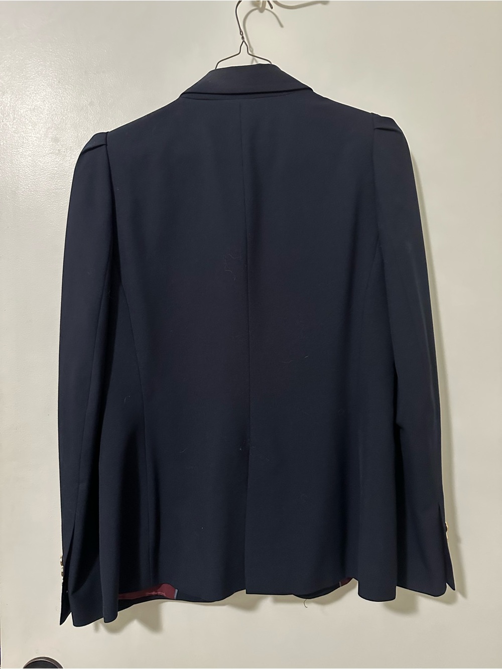 Zara Woman Black Blazer with Polka Dot Lining - Picture 3 of 3
